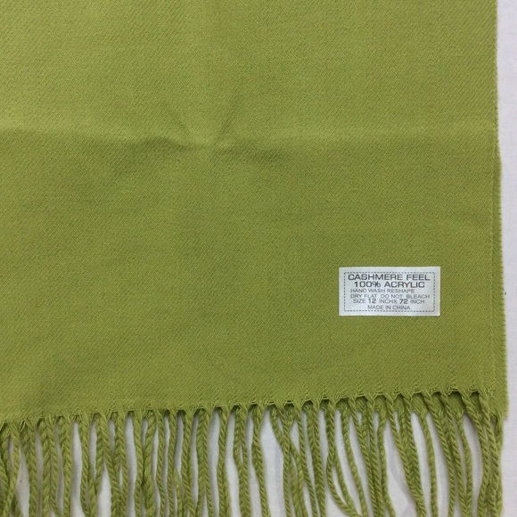 Cashmere Feel 100% Acrylic Scarf 12 X 72 Inches - Picture 9 of 13